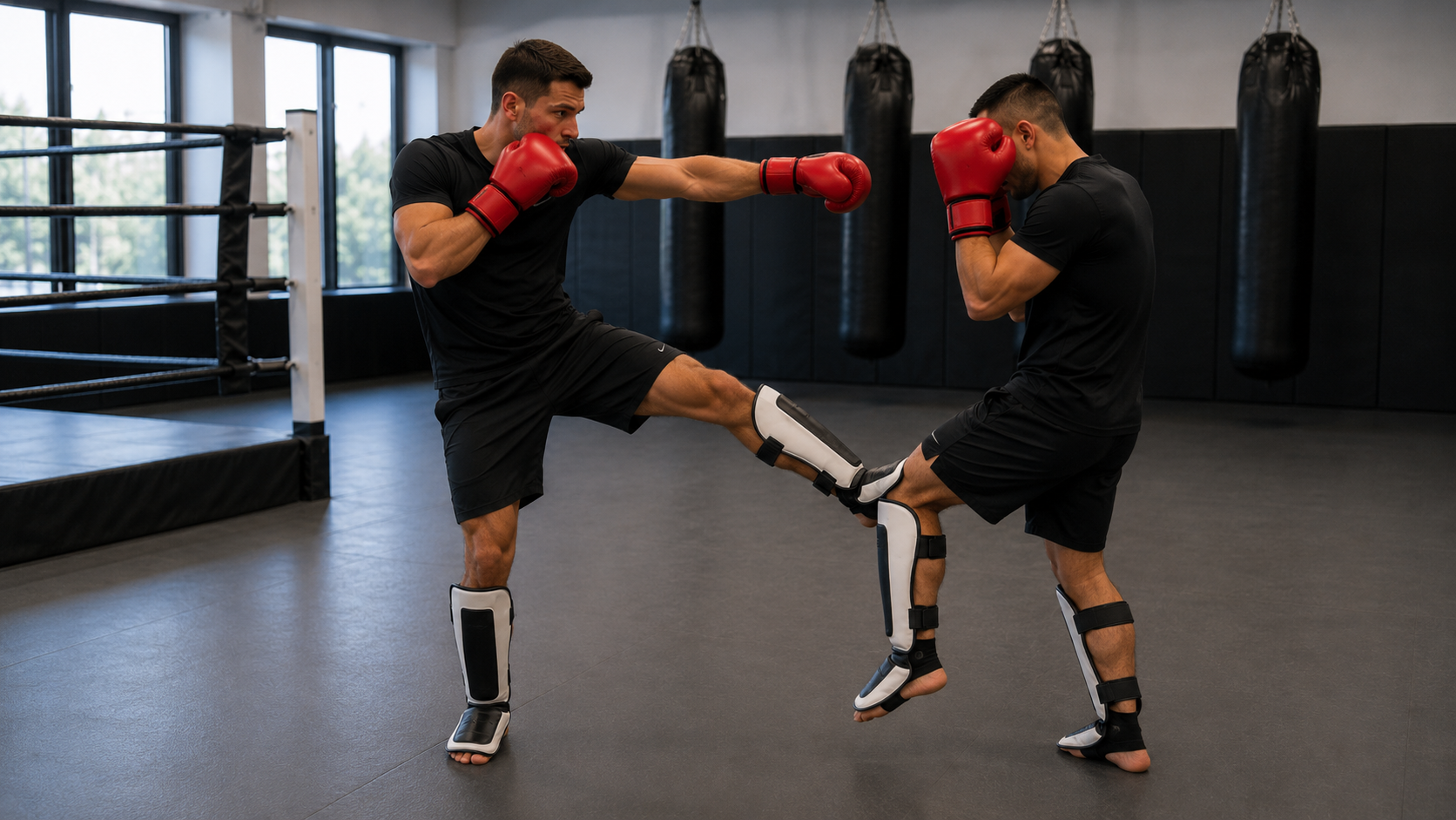 Blocage low kick