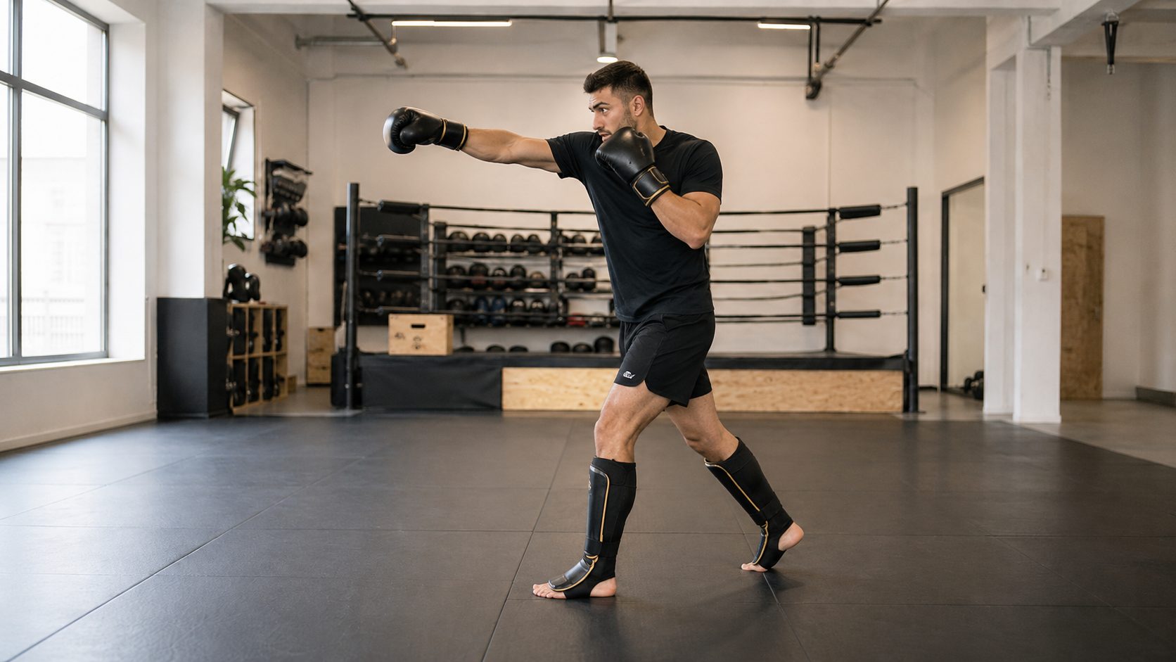 Boxer en avançant